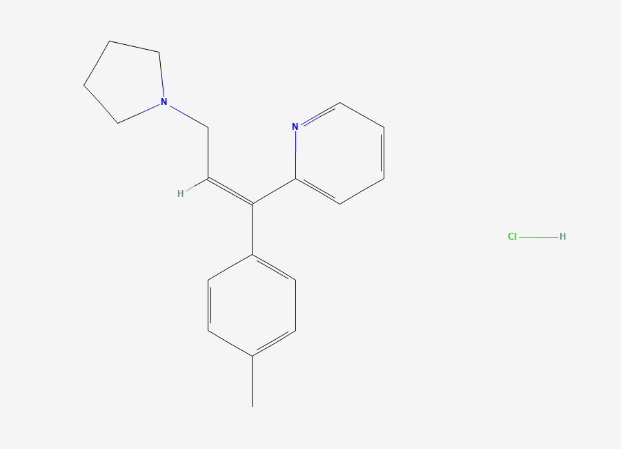 Two-dimensional chemical structure of Z-Triprolidine hydrochloride