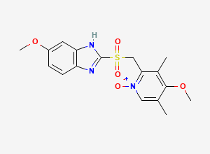 Two-dimensional chemical structure of Omeprazole EP Impurity I, CAS 158812-85-2