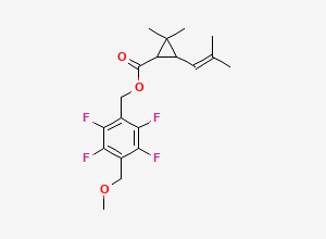 Two-dimensional chemical structure of Dimefluthrin