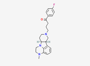 Two-dimensional chemical structure of Lumateperone