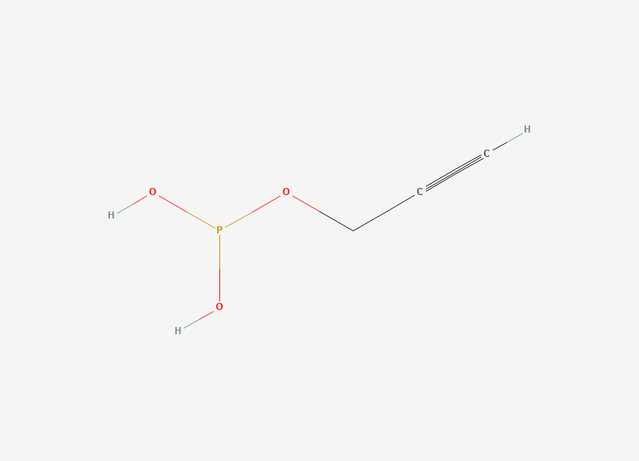 Two-dimensional chemical structure of prop-2-ynyl dihydrogen phosphite