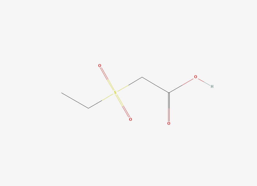 Two-dimensional chemical structure of 2-(Ethanesulfonyl)acetic acid