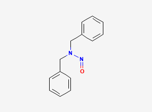 Two-dimensional chemical structure of N-Nitrosodibenzylamine (NDBzA), CAS 5336-53-8