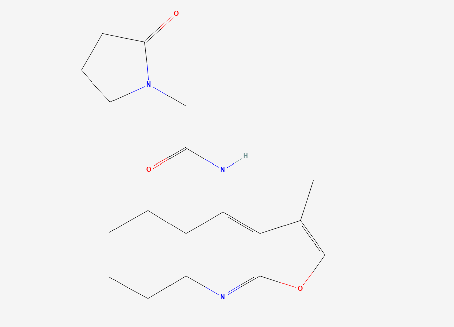 Two-dimensional chemical structure of Coluracetam