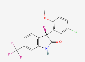 Two-dimensional chemical structure of Bms 204352