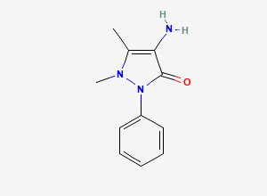 Two-dimensional chemical structure of Metamizole EP Impurity B, CAS 83-07-8