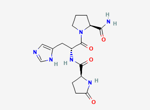 Two-dimensional chemical structure of Protirelin EP Impurity A, CAS 40600-90-6