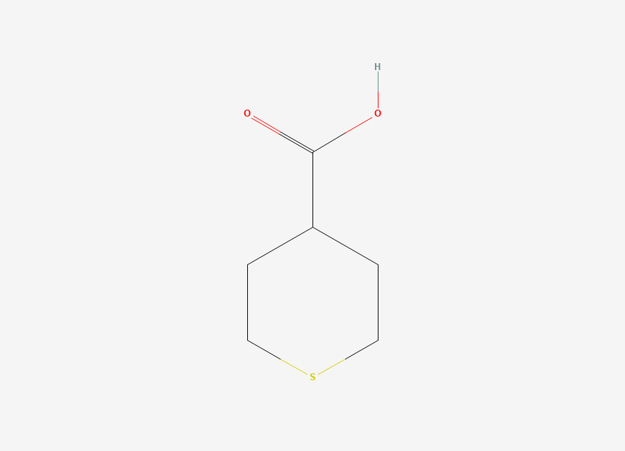 Two-dimensional chemical structure of Tetrahydrothiopyran-4-carboxylic acid