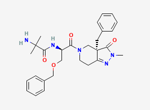 Two-dimensional chemical structure of Capromorelin
