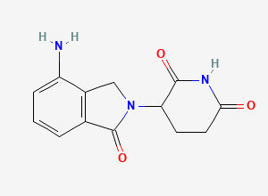 Two-dimensional chemical structure of Lenalidomide, CAS 191732-72-6