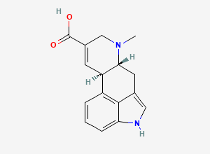 Two-dimensional chemical structure of Paspalic acid