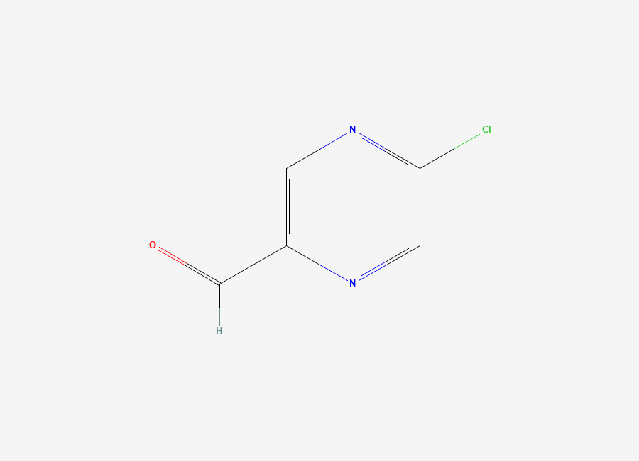 Two-dimensional chemical structure of 5-Chloropyrazine-2-carbaldehyde