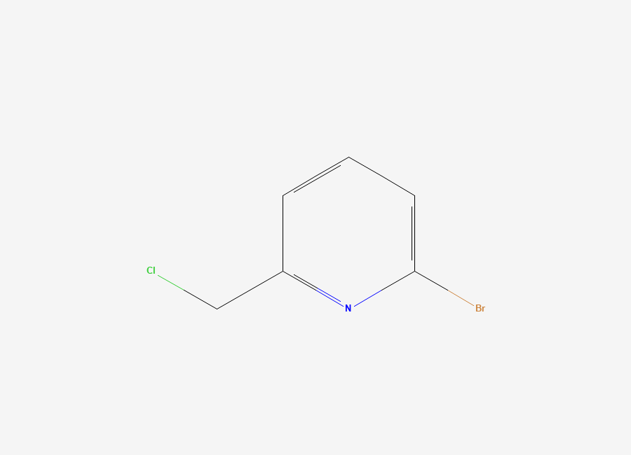 Two-dimensional chemical structure of 2-Bromo-6-(chloromethyl)pyridine