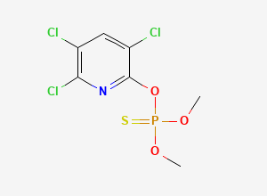 Two-dimensional chemical structure of Chlorpyrifos-Methyl Impurity, CAS 5598-13-0