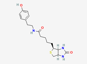 Two-dimensional chemical structure of Biotinyl tyramide