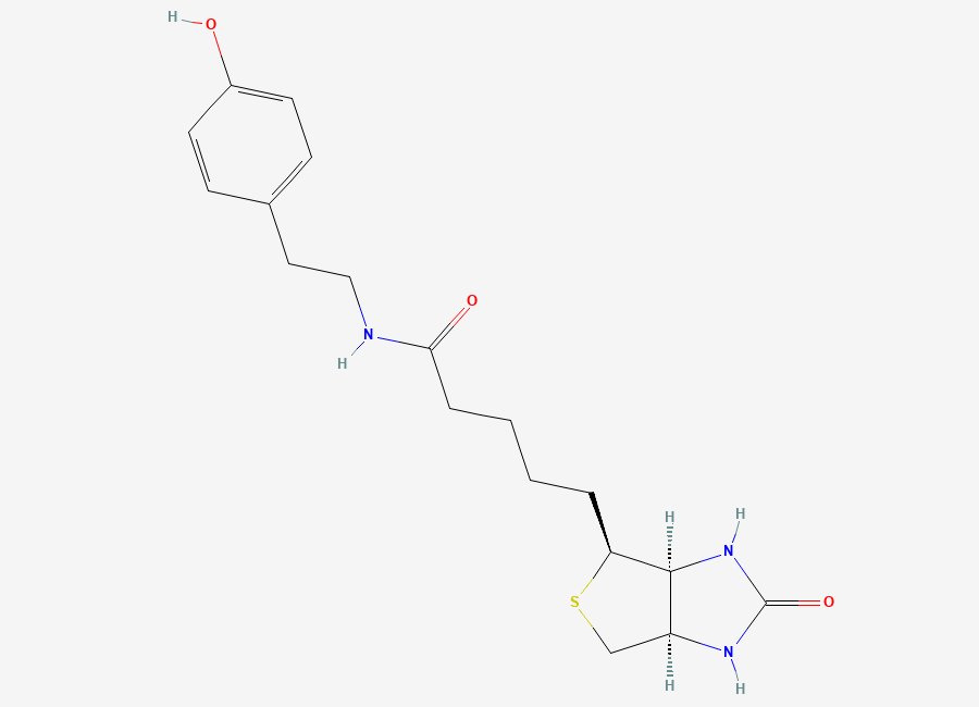 Two-dimensional chemical structure of Biotinyl tyramide