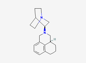 Two-dimensional chemical structure of Palonosetron EP Impurity A, CAS 1796933-62-4