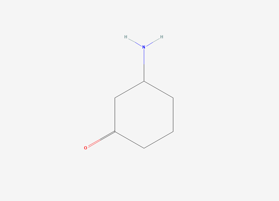 Two-dimensional chemical structure of 3-Aminocyclohexan-1-one