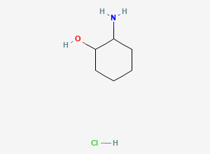 Two-dimensional chemical structure of 2-Aminocyclohexanol hydrochloride