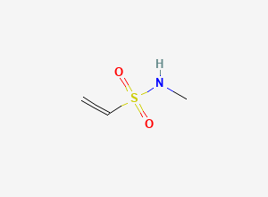 Two-dimensional chemical structure of N-Methylethenesulfonamide, CAS 27325-97-9