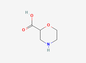 Two-dimensional chemical structure of Morpholine-2-carboxylic acid