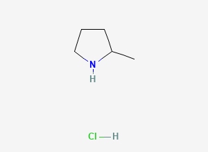 Two-dimensional chemical structure of 2-Methylpyrrolidine hydrochloride