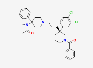 Two-dimensional chemical structure of Osanetant