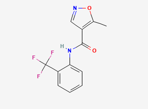 Two-dimensional chemical structure of Leflunomide EP Impurity F /Leflunomide BP Impurity F /Leflunomide ortho-Isomer, CAS 1403564-06-6