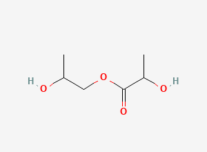 Two-dimensional chemical structure of 2-Hydroxypropyl 2-hydroxypropanoate