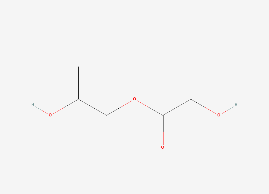 Two-dimensional chemical structure of 2-Hydroxypropyl 2-hydroxypropanoate