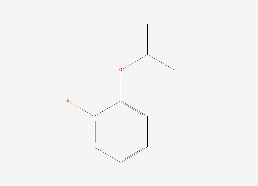 Two-dimensional chemical structure of 1-Bromo-2-(1-methylethoxy)benzene