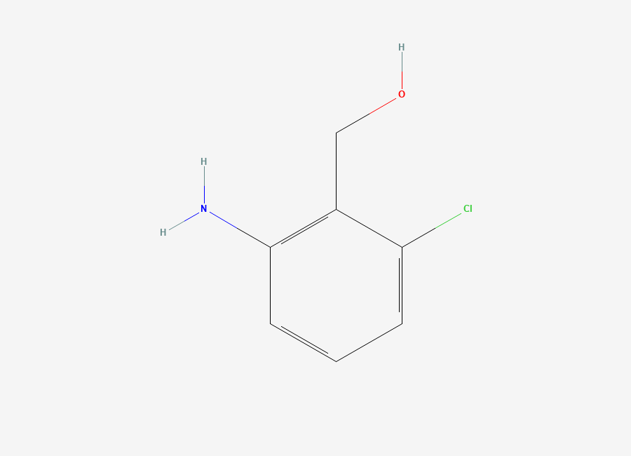 Two-dimensional chemical structure of (2-Amino-6-chlorophenyl)methanol