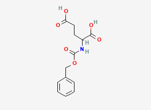 Two-dimensional chemical structure of N-[(Benzyloxy)carbonyl]glutamic acid