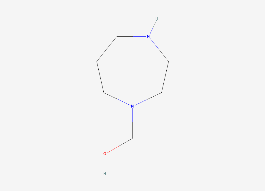 Two-dimensional chemical structure of 1,4-diazepan-1-ylmethanol