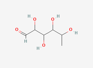 Two-dimensional chemical structure of 6-Deoxyhexose