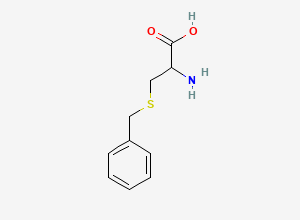 Two-dimensional chemical structure of 2-Amino-3-benzylsulfanylpropanoic acid