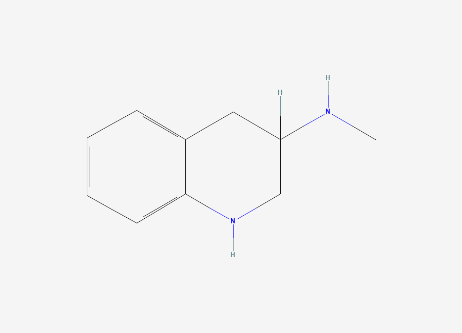 Two-dimensional chemical structure of N-methyl-1,2,3,4-tetrahydroquinolin-3-amine