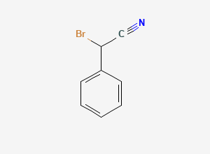 Two-dimensional chemical structure of Bromobenzyl Cyanide