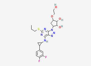 Two-dimensional chemical structure of Ticagrelor Form