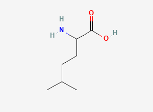 Two-dimensional chemical structure of 5-Methylnorleucine