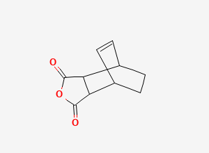 Two-dimensional chemical structure of Bicyclo(2.2.2)oct-5-ene-2,3-dicarboxylic Anhydride