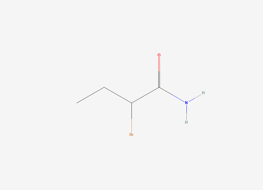 Two-dimensional chemical structure of 2-Bromobutanamide