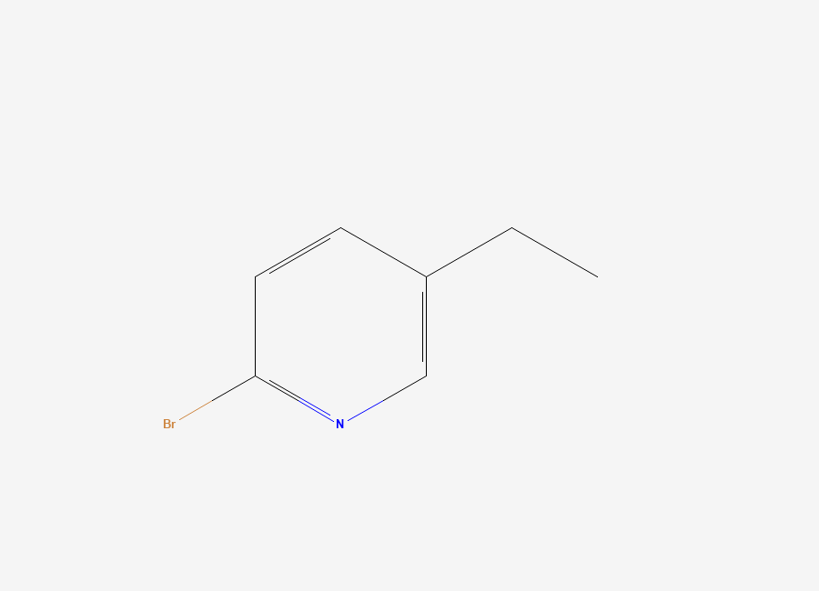 Two-dimensional chemical structure of 2-Bromo-5-ethylpyridine