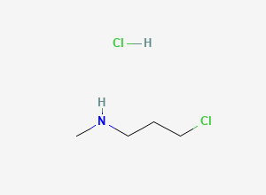 Two-dimensional chemical structure of 3-chloro-N-methylpropan-1-amine Hydrochloride, CAS 97145-88-5