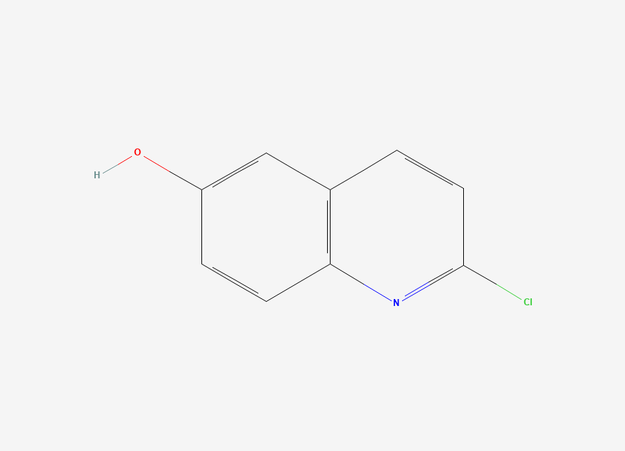 Two-dimensional chemical structure of 2-Chloroquinolin-6-ol