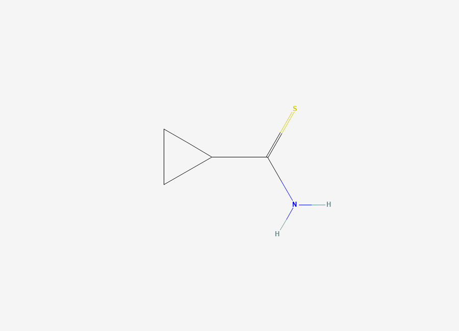 Two-dimensional chemical structure of Cyclopropanecarbothioamide
