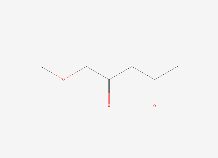 Two-dimensional chemical structure of 1-Methoxy-2,4-pentanedione