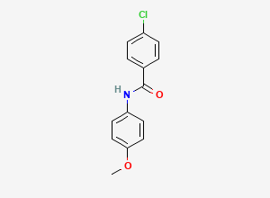 Two-dimensional chemical structure of Indomethacin EP Impurity C, CAS 4018-82-0