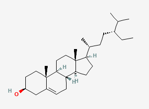 Two-dimensional chemical structure of Beta-Sitosterol, CAS 83-46-5