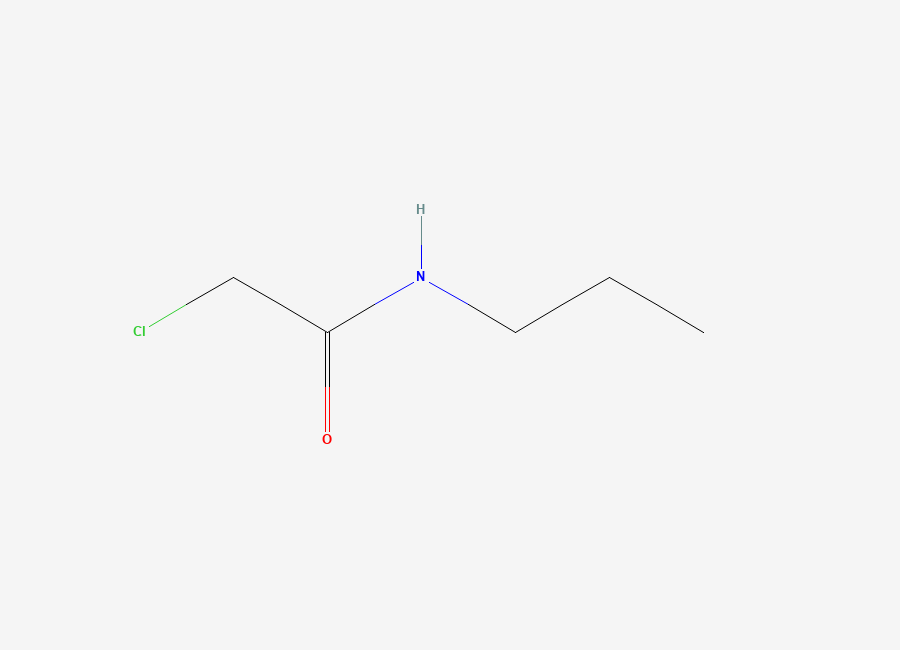 Two-dimensional chemical structure of 2-chloro-N-propylacetamide